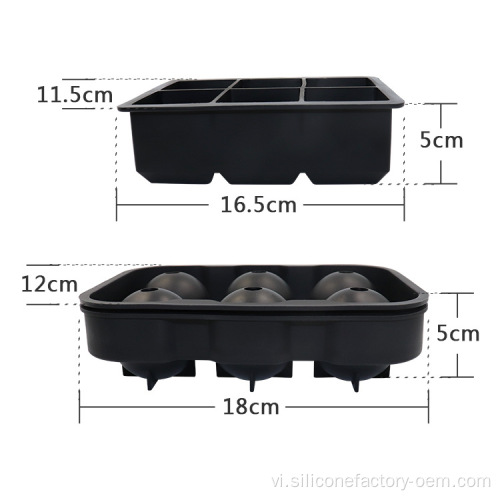 Thức ăn Bán buôn Bán buôn Khay đá silicon